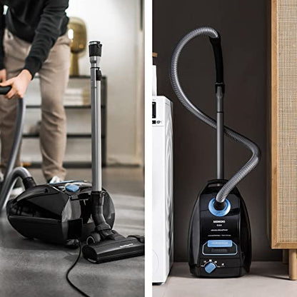 Siemens Staubsauger mit Beutel Q5.0 extreme silencePower VSQ5X1230, ideal für Allergiker, Hygiene-Filter, starke Saugleistung