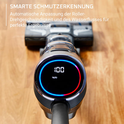 Rowenta X-Clean 4 kabelloser Nass-und Trockenstaubsauger, Selbstreinigungsfunktion, 50min Laufzeit, automatische Schmutzerkennung