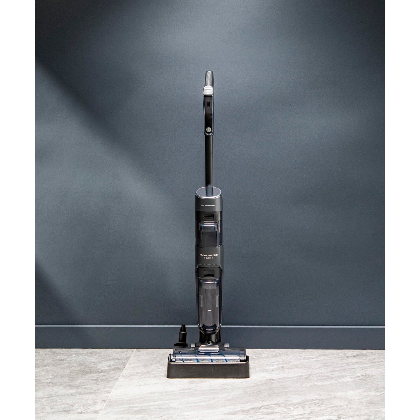 Rowenta X-Clean 4 kabelloser Nass-und Trockenstaubsauger, Selbstreinigungsfunktion, 50min Laufzeit, automatische Schmutzerkennung