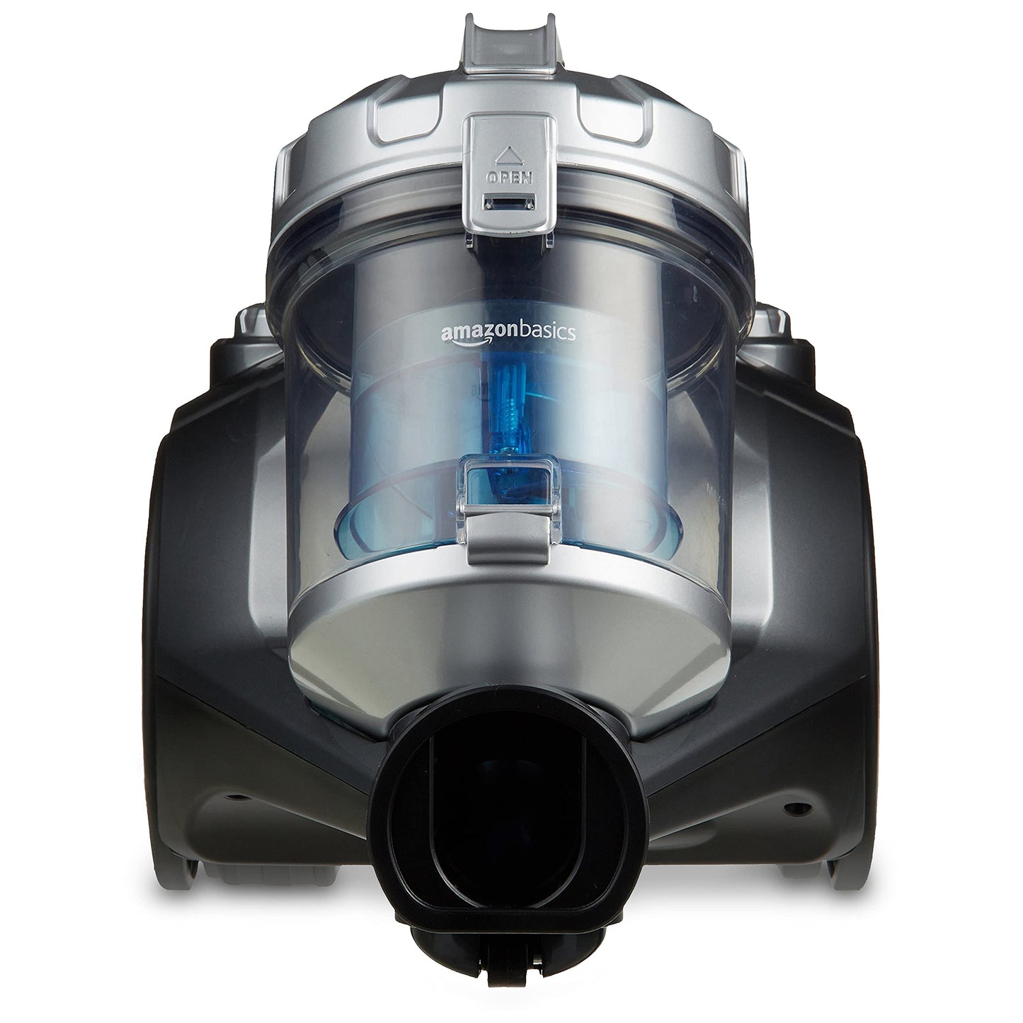 Amazon Basics Zylinder-Staubsauger, leistungsstark, kompakt und leicht, ohne Beutel, für Hart- und Teppichböden, HEPA-Filter