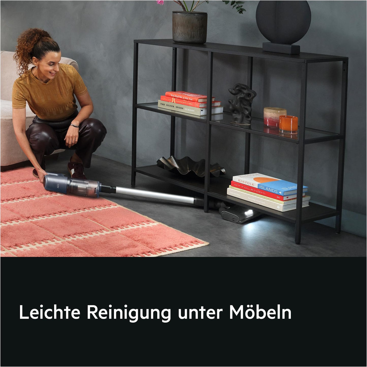 AEG 6000 Akku-Staubsauger, 103.000 U/Min, 175.000 dPa, Digitalmotor, Kabellos, bis zu 99% Staubaufnahme, 40 min Laufzeit