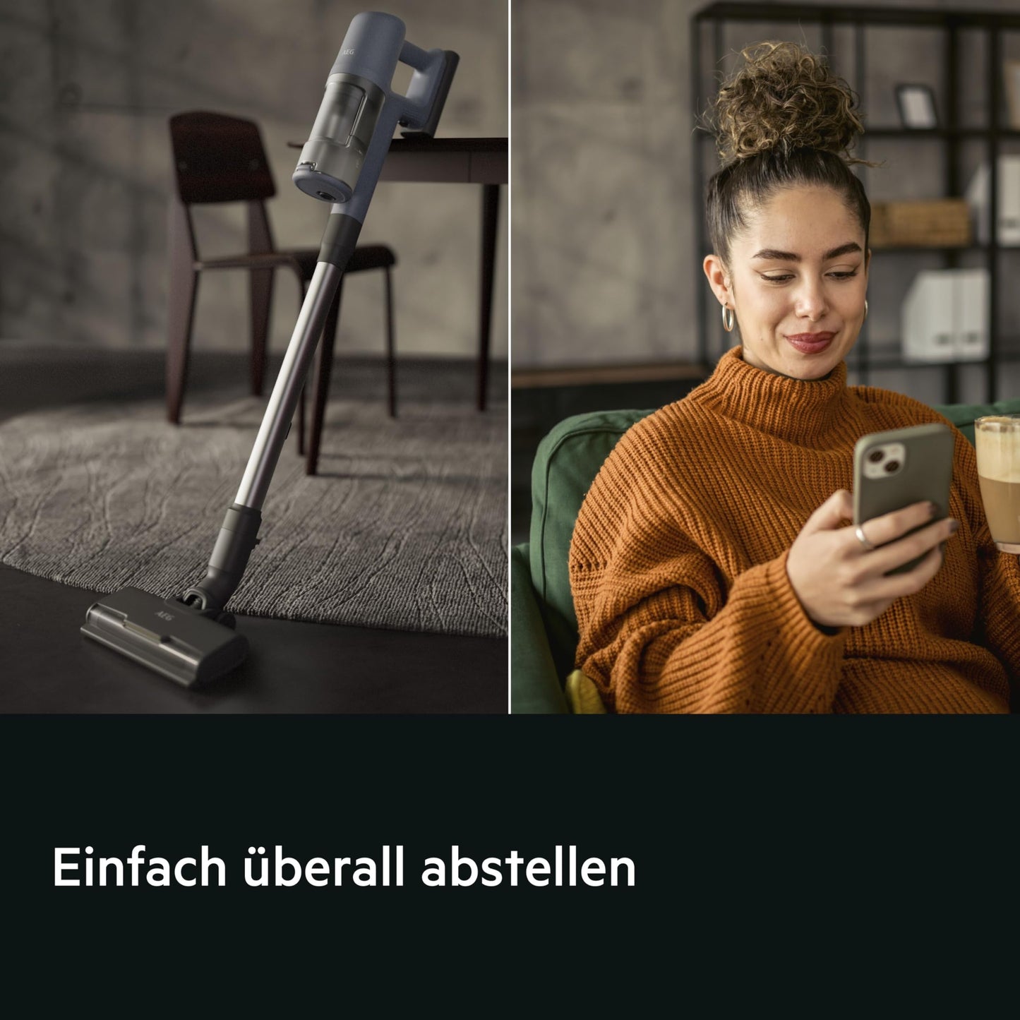 AEG 6000 Akku-Staubsauger, 103.000 U/Min, 175.000 dPa, Digitalmotor, Kabellos, bis zu 99% Staubaufnahme, 40 min Laufzeit