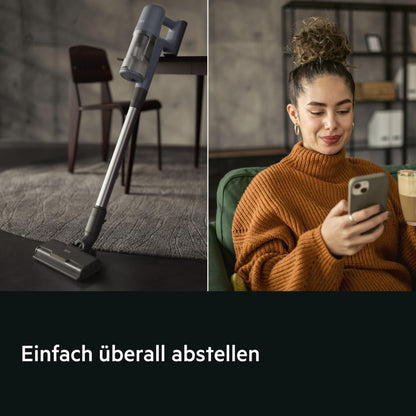 AEG 6000 Akku-Staubsauger, 103.000 U/Min, 175.000 dPa, Digitalmotor, Kabellos, bis zu 99% Staubaufnahme, 40 min Laufzeit